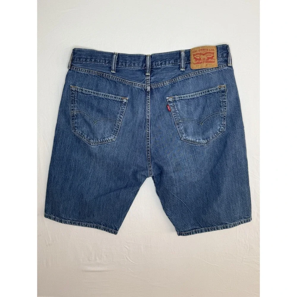 Levi Strauss 501 Men's Button Fly Denim Shorts Cotton Y2K 90s 38W